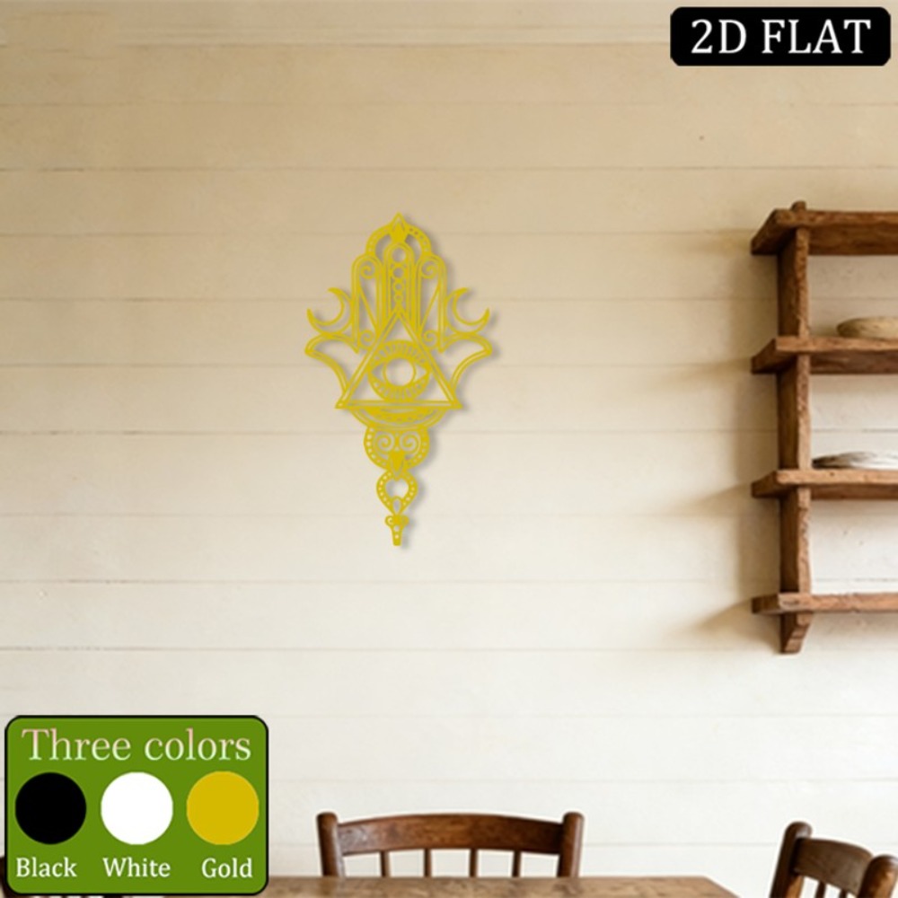 Art & Craft Paper For Kids - CIFBUY Décoration Murale Métallique Hamsa et