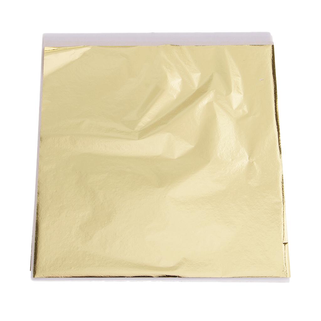 Art Craft With Paper - Feuilles de feuilles d'or 100x14cm, artisanat