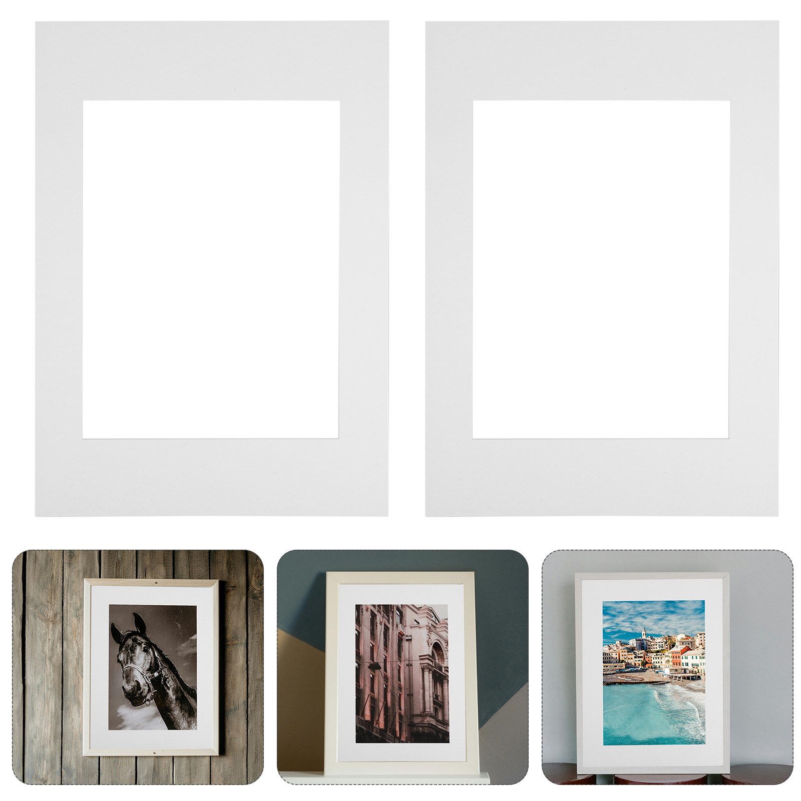 Art Craft Cardboard - 10 pièces de carton blanc, tapis